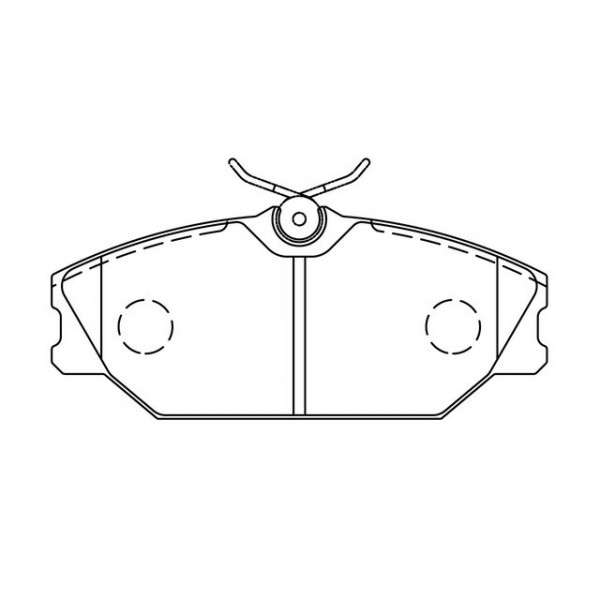 BRK PAD SET FT RENAULT 93-09 image
