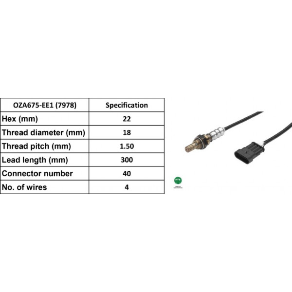 NTK Lambda Sensor (Front+Rear) image