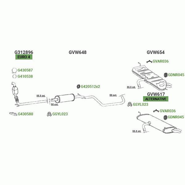 GT Exhausts Exhaust System image