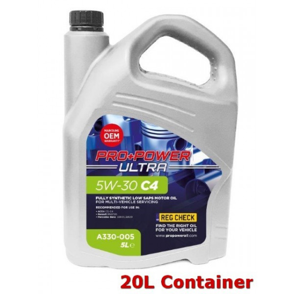 5W-30 C4 Fully Synthetic Low SAPS Engine Oil 20L image