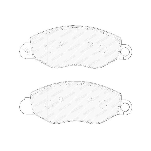 XXXX PADS FT FORD TRANSIT TOURNEO 00-06 image