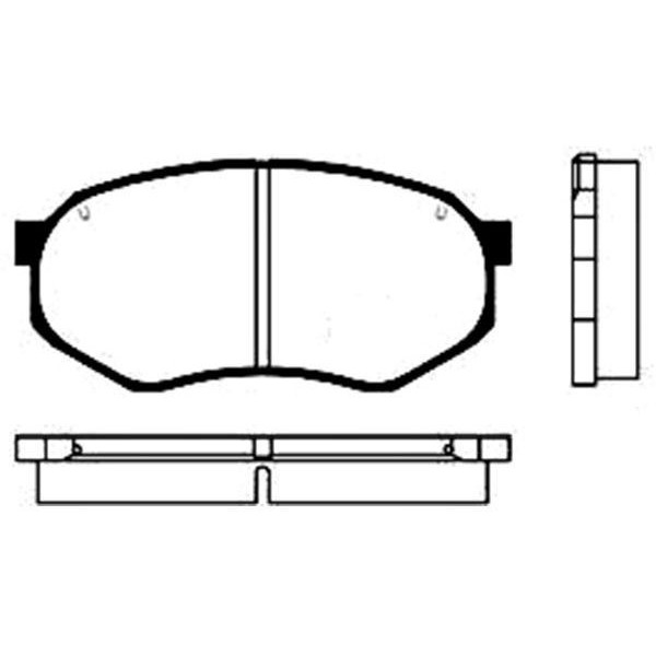 BRK PADS FT MAZD929 86-92 image