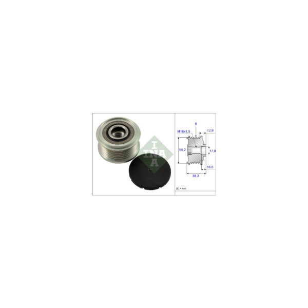 INA Over-Running Alternator Pulley image