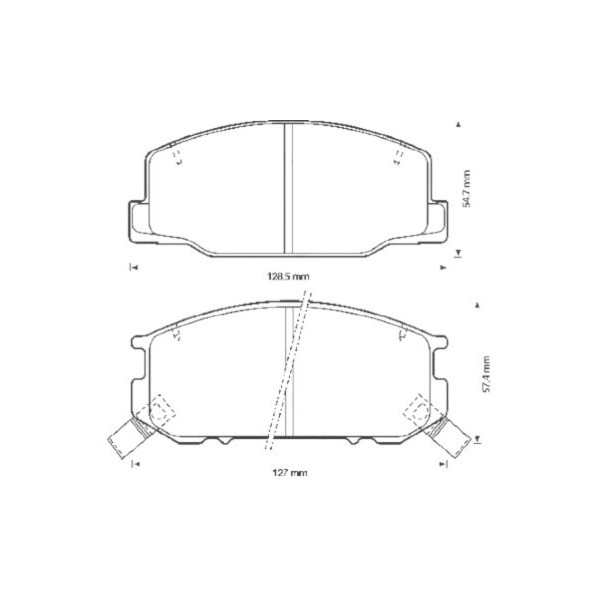 BRK PAD FT TOYO PREVIA 81-00 image