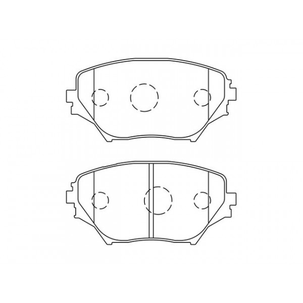 Brake Pad Set - Disc Brake Toyota 97-05 image