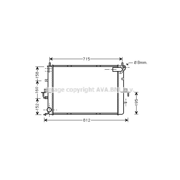 RADIATOR MG ROVER 99-05 image