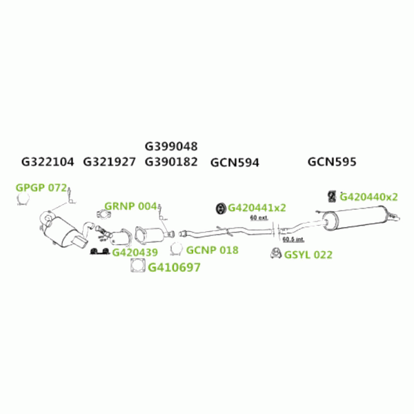 GT Exhausts Exhaust System image