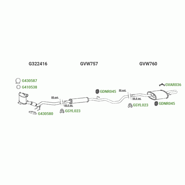 GT Exhausts Exhaust System image