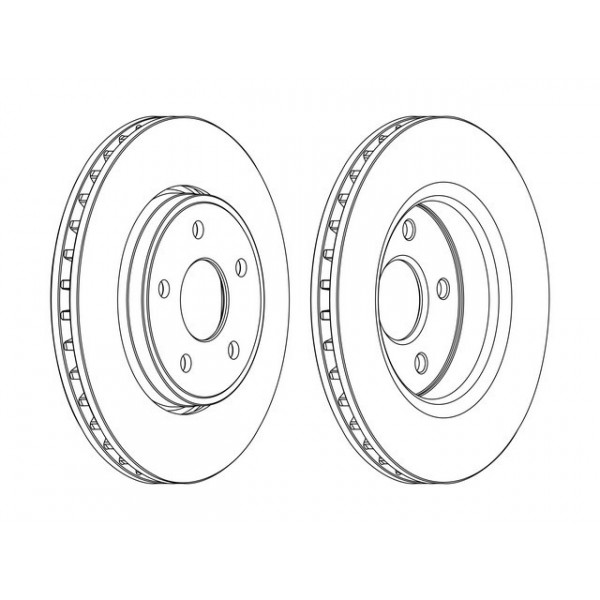 SGL BRK DISC FT JEEP COMMANDER CHEROKEE 05-10 image