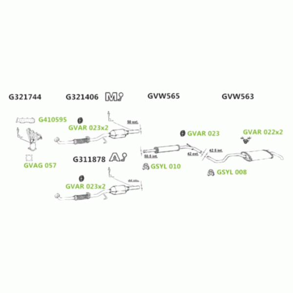 GT Exhausts Exhaust System image