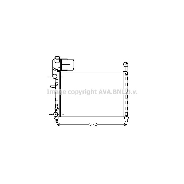 RAD FIAT TEMPRA TIPO LANCIA DEDRA 88-95 image