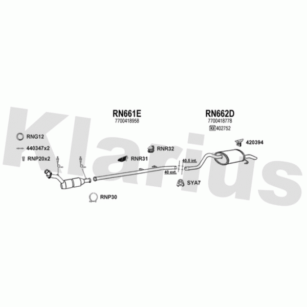 Klarius Exhaust System image