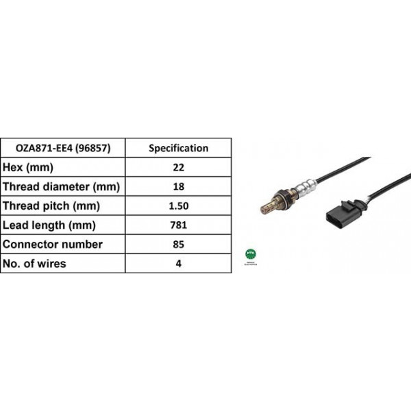 LAMBDA SENSOR FABIA TSI 10-19 image