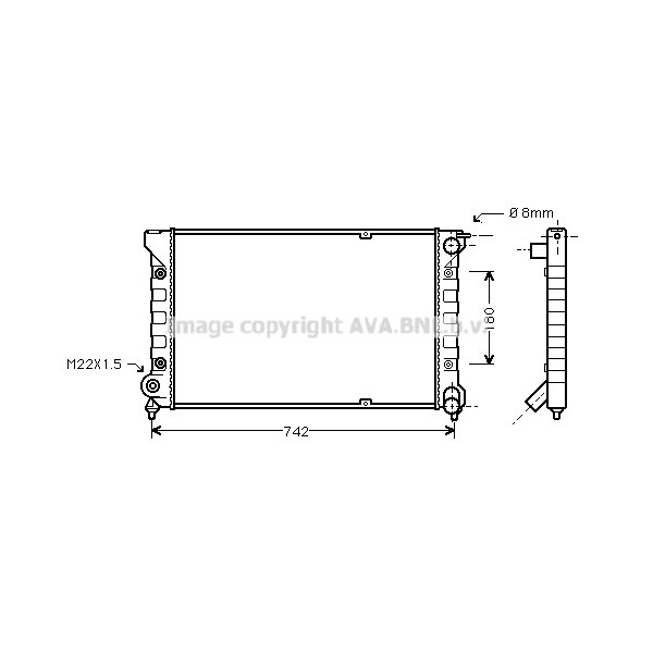 RADIATOR VW 82-92 image
