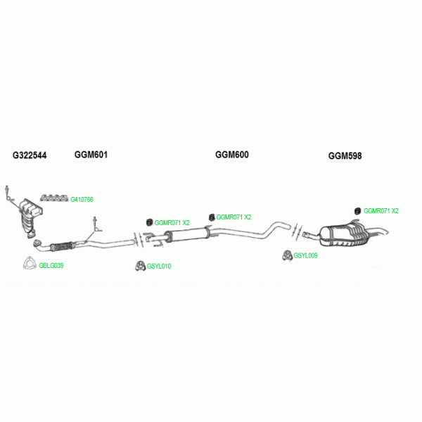 GT Exhausts Exhaust System image