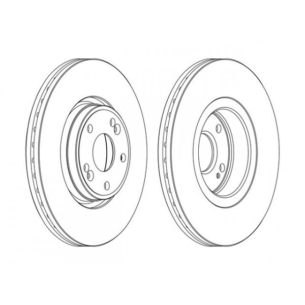 SGL BRK DISC FT RENA LAGUNA 01-07 image