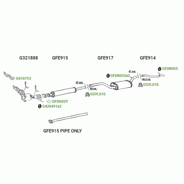 GT Exhausts Exhaust System image