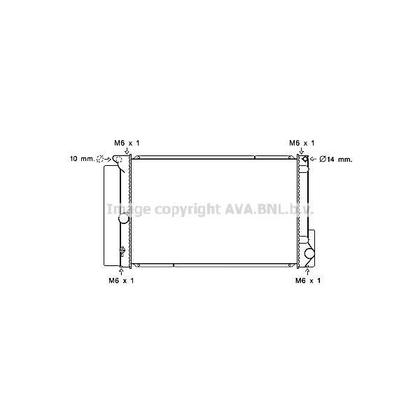 RAD TOYO AURIS AVENSIS VERSO 06-20 image