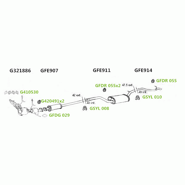 GT Exhausts Exhaust System image