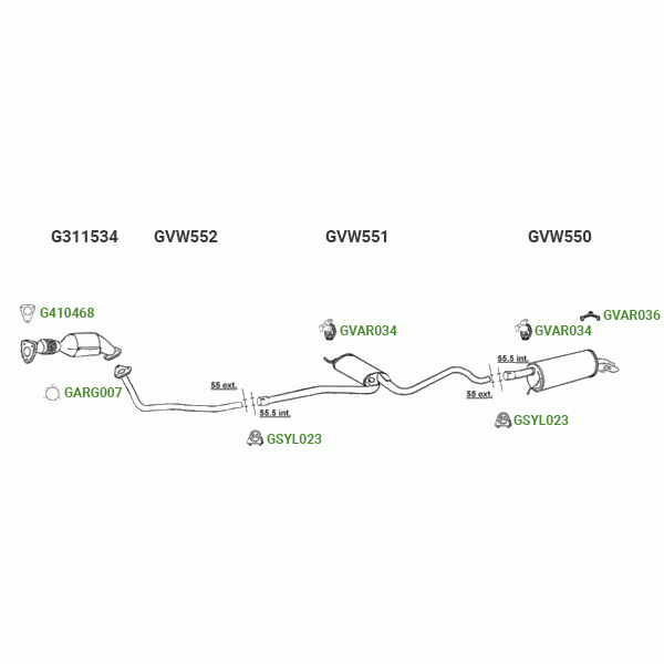 GT Exhausts Exhaust System image