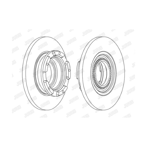 PR BRK DISC R FORD TOURNEO CUSTOM TRANSIT 12-21 image