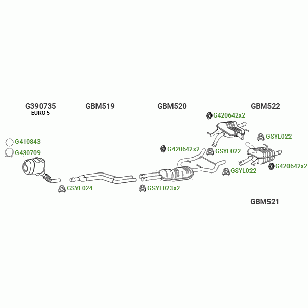 GT Exhausts Exhaust System image