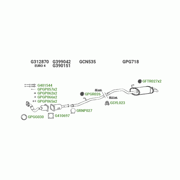 GT Exhausts Exhaust System image