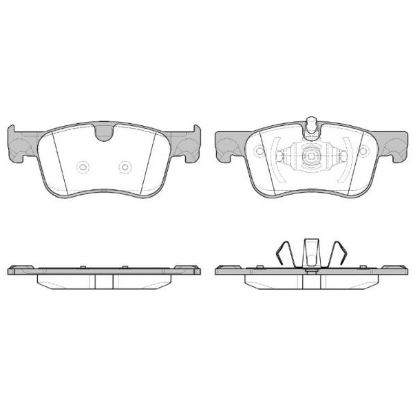 Brake Pad Set - Disc Brake Citroen Fiat Peugeot Toyota Vauxh image