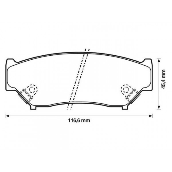 Brake Pad Set - Disc Brake Suzuki 90-05 image