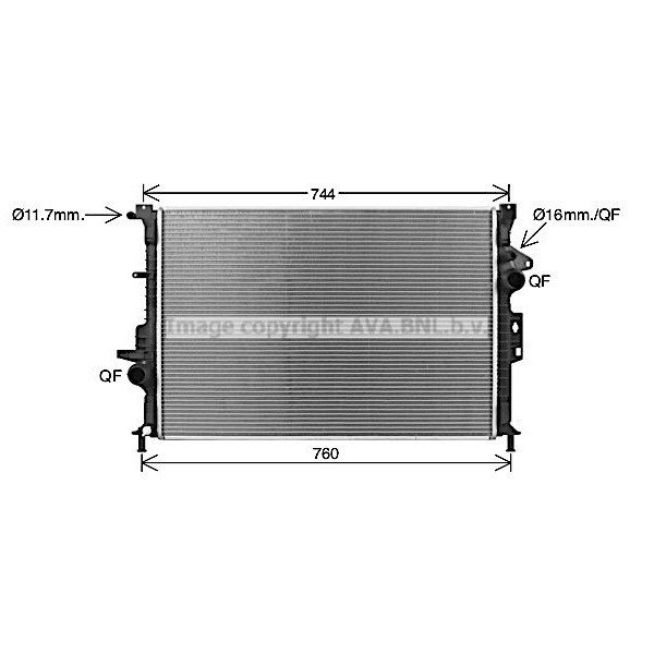 RAD FORD TOURNEO 13-16 image
