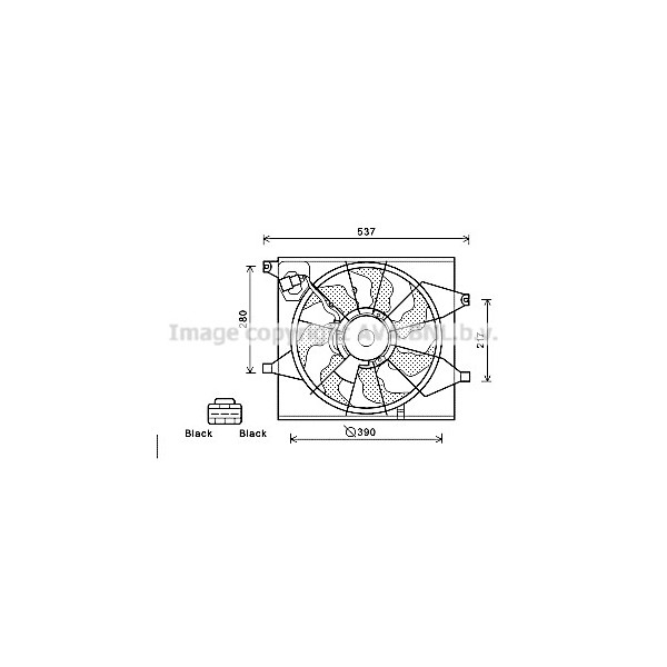 CLG FAN KIA SOUL 09-15 image
