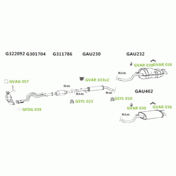 GT Exhausts Exhaust System image