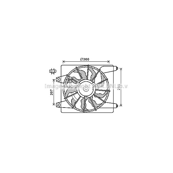 CLG FAN RH HYUN SANTA FE 06-10 image