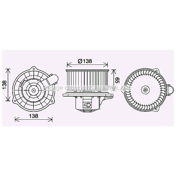 HEAT BLOWER KIA PICANTO 04-11 image
