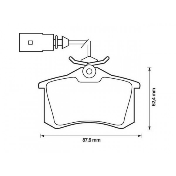 Brake Pad Set - Disc Brake Ford Seat VW 95-15 image