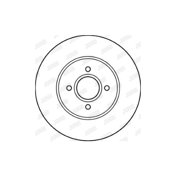 SINGLE BRK DISC FT FORD FOCUS 02-04 image