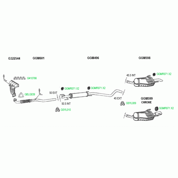 GT Exhausts Exhaust System image