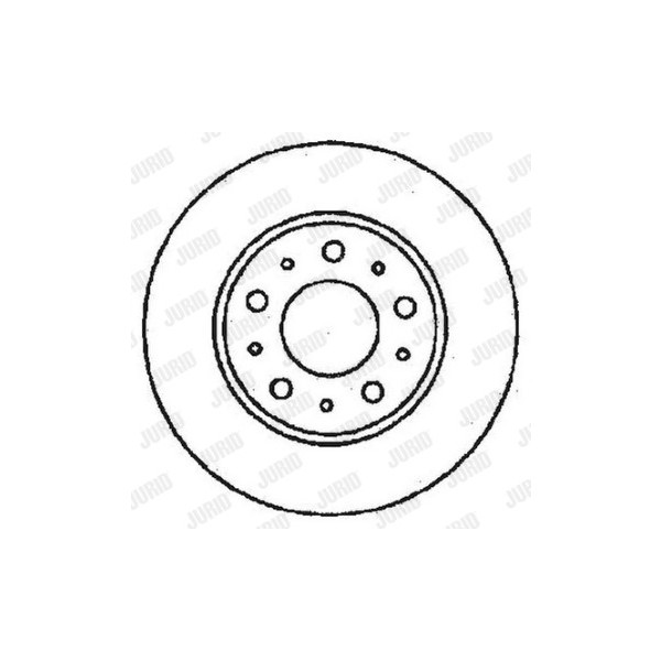 SINGLE BRK DISC FT VOLV 940 960 90-96 image