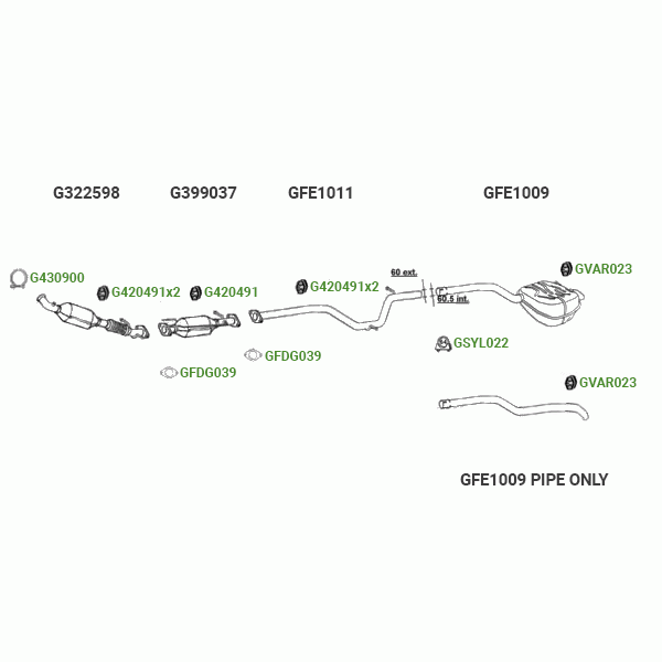 GT Exhausts Exhaust System image