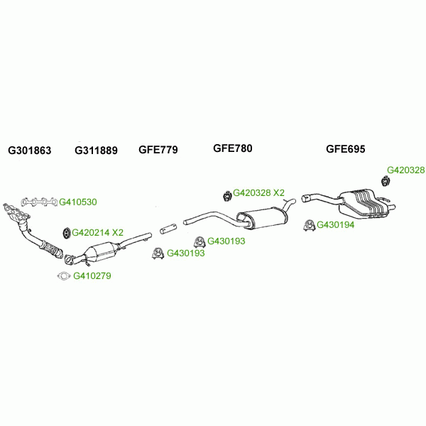 GT Exhausts Exhaust System image