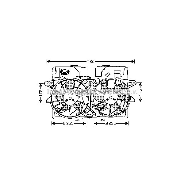 CLG FAN FORD MAVERICK MAZD TRIBUTE 01-05 image
