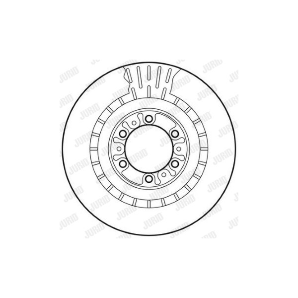 SINGLE BRK DISC FT MITS PAJERO SPORT SHOGUN 99-08 image