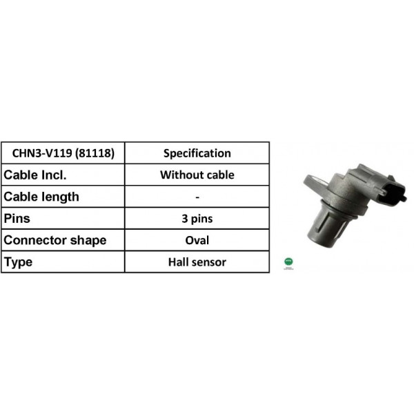 CAMSHAFT SENSOR MERC A CLASS 05-17 image