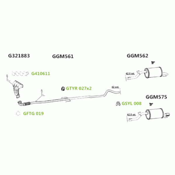 GT Exhausts Exhaust System image