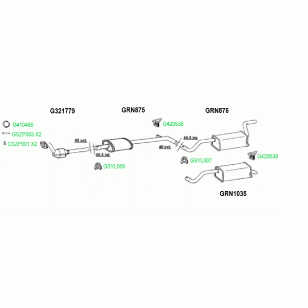 GT Exhausts Exhaust System image