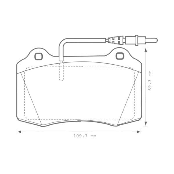 BRK PAD SET FT PEUGEOT 97-04 image