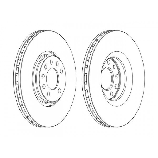 SGL BRK DISC FT VAUX SIGNUM VECTRA C 02-12 image