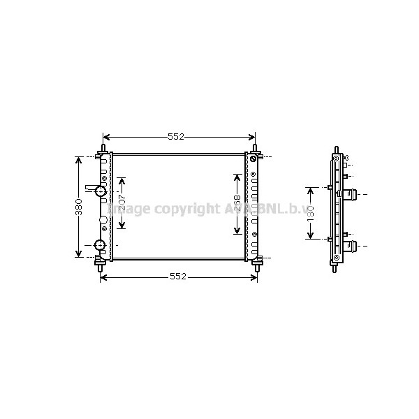 RAD FIAT BRAVA BRAVO MAREA 95-10 image