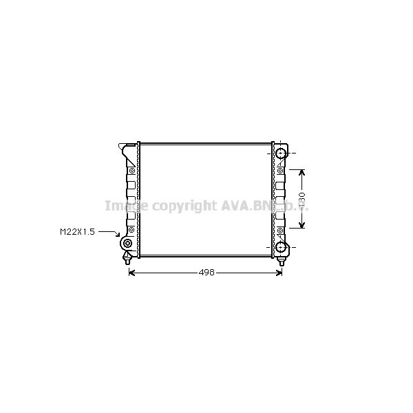 RADIATOR VW 88-97 image
