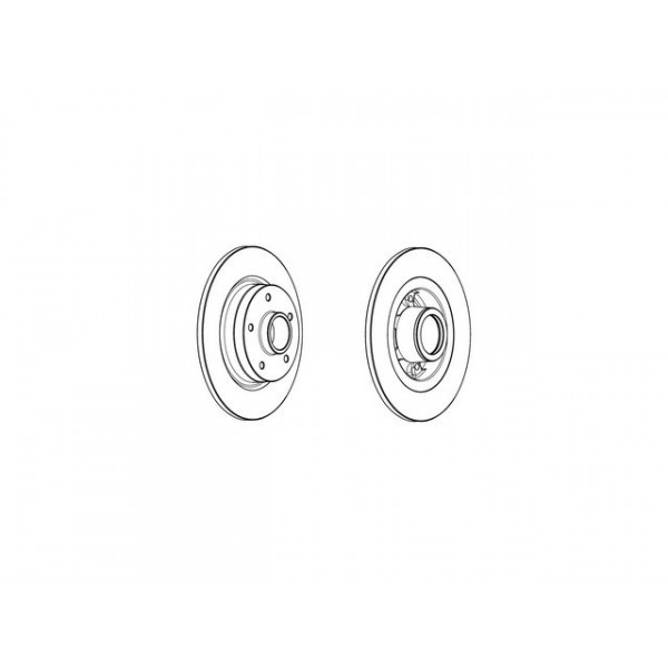 SGL BRK DISC R RENA FLUENCE SCENIC 09-17 image